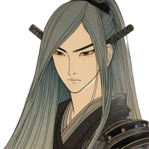 staff, hair, concept art, fantasy art transparent PNG cut-out