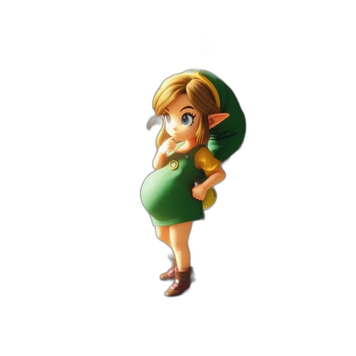 dress, staff, hat, face transparent PNG cut-out