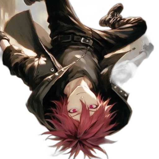 weapon, jacket, sword, concept art transparent PNG cut-out