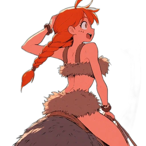dress, staff, creature, crown transparent PNG cut-out