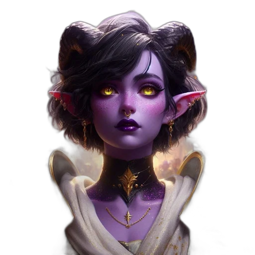 face, staff, fantasy art, concept art transparent PNG cut-out