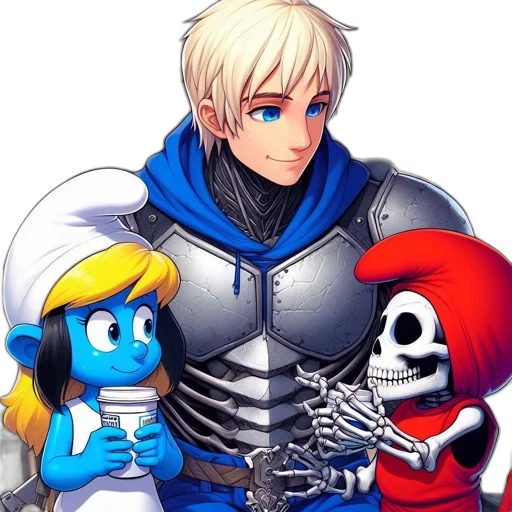 robot, weapon, staff, sword transparent PNG cut-out