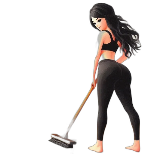 staff, 3d render, cartoon, concept art transparent PNG cut-out