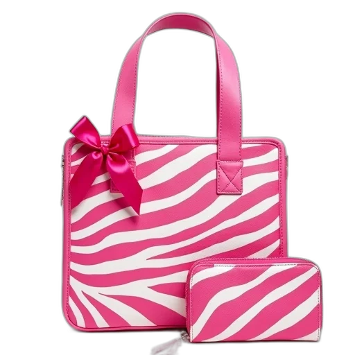 pink, white, zebra, print transparent PNG cut-out
