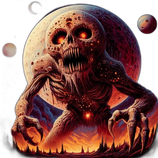 mask, creature, face, concept art transparent PNG cut-out