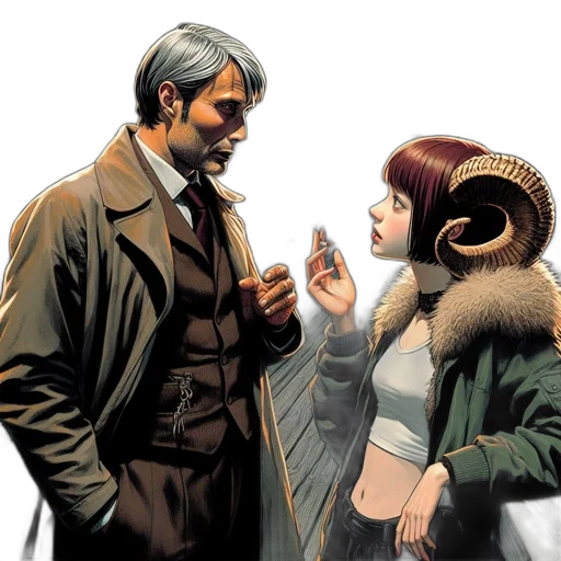 comic book art, concept art, fog, snow transparent PNG cut-out