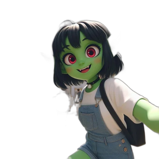 creature, staff, face, mask transparent PNG cut-out