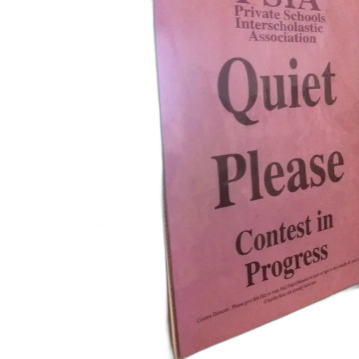 furniture, sign, says, quiet transparent PNG cut-out