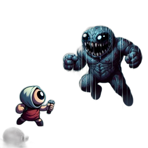 creature, robot, concept art, pixel art transparent PNG cut-out