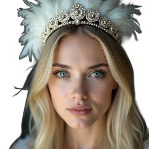 crown, hat, jewelry, face transparent PNG cut-out