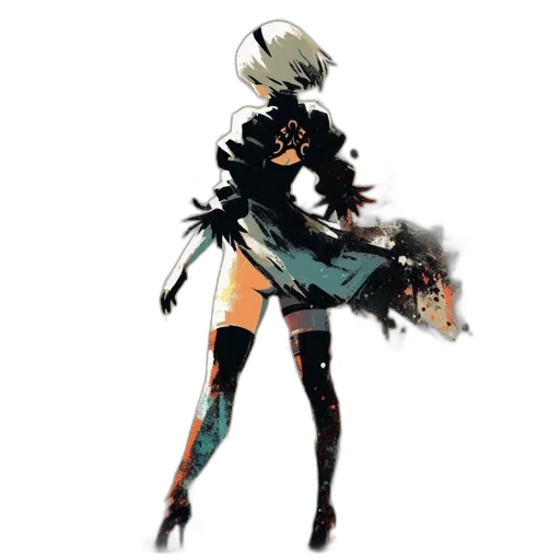 staff, weapon, dress, mask transparent PNG cut-out
