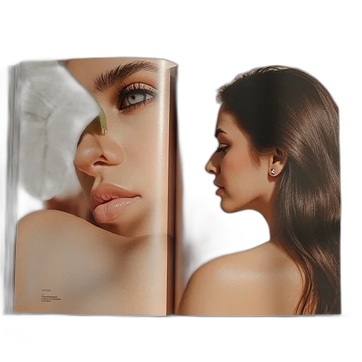 face, jewelry, mask, photorealistic transparent PNG cut-out