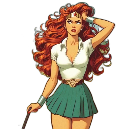 staff, dress, comic book art, cartoon transparent PNG cut-out