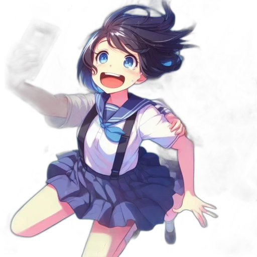 dress, robot, creature, staff transparent PNG cut-out