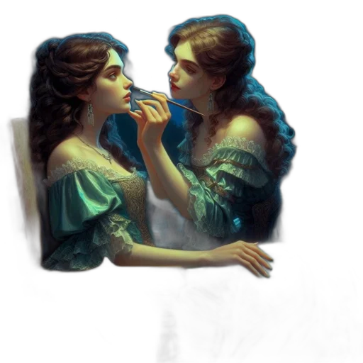 jewelry, oil painting, concept art, fantasy art transparent PNG cut-out