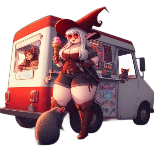 food, staff, robot, car transparent PNG cut-out