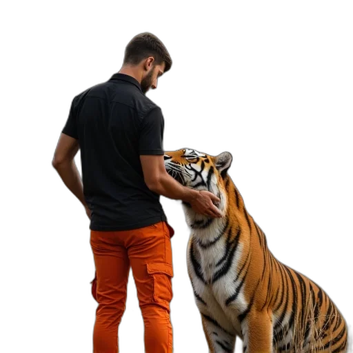 animal, creature, staff, jacket transparent PNG cut-out