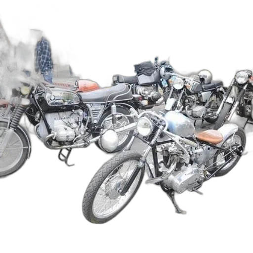 3d render, photorealistic, concept art, motorcycles transparent PNG cut-out