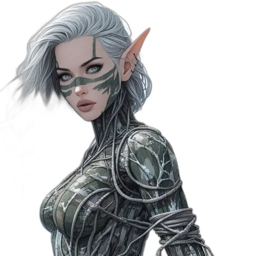 fantasy art, concept art, comic book art, pixel art transparent PNG cut-out