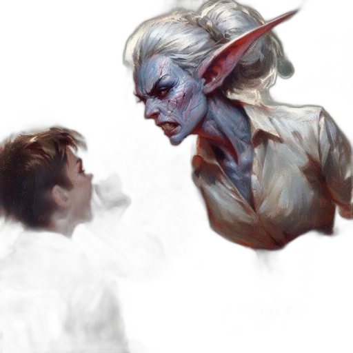 concept art, fantasy art, watercolor, comic book art transparent PNG cut-out