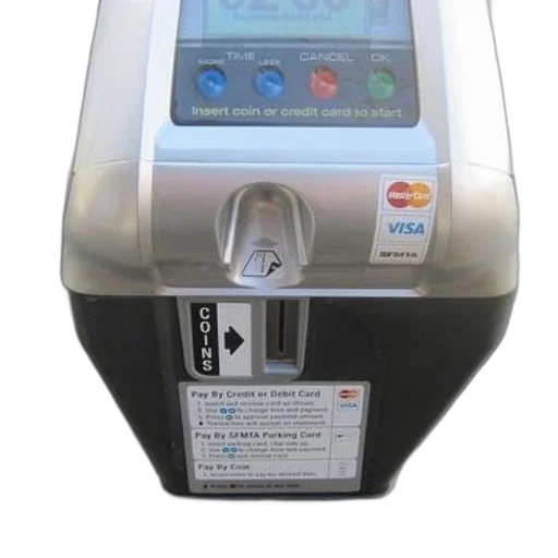 robot, parking, meter, accepts transparent PNG cut-out