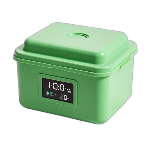 green, plastic, container, lid transparent PNG cut-out