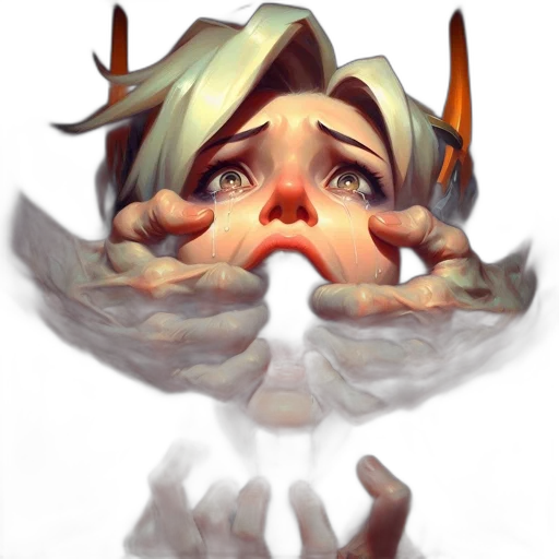 face, mask, crown, creature transparent PNG cut-out