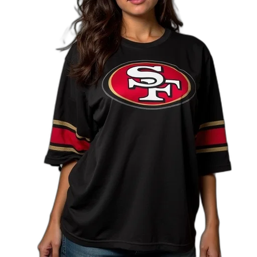 san, francisco, 49ers, women transparent PNG cut-out