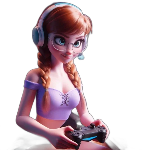 dress, concept art, 3d render, cartoon transparent PNG cut-out