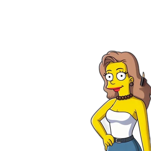 dress, face, cartoon, pixel art transparent PNG cut-out