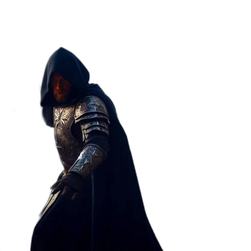 sword, jacket, staff, mask transparent PNG cut-out
