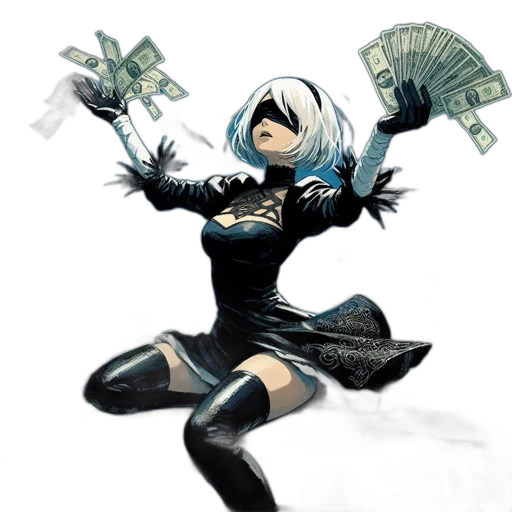 concept art, comic book art, fantasy art, cyberpunk transparent PNG cut-out