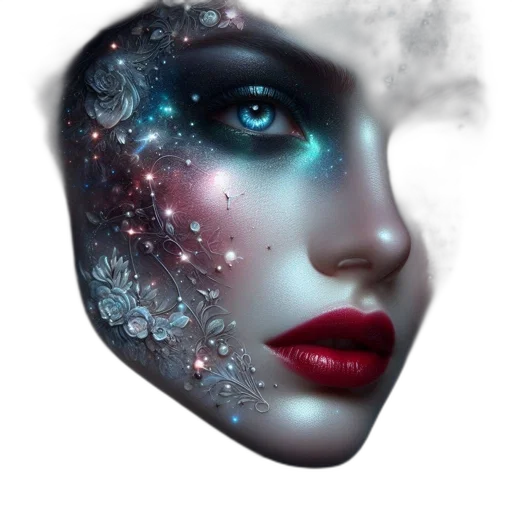 mask, face, jewelry, robot transparent PNG cut-out