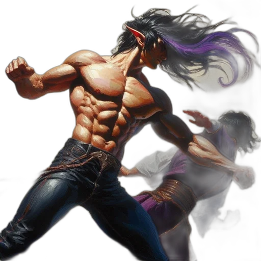 concept art, fantasy art, comic book art, photorealistic transparent PNG cut-out