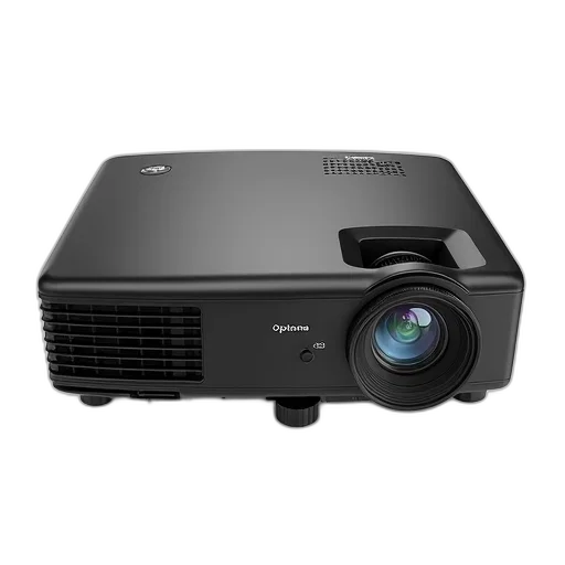 3d render, black, projector, circular transparent PNG cut-out