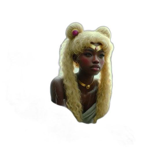 mask, face, hair, creature transparent PNG cut-out