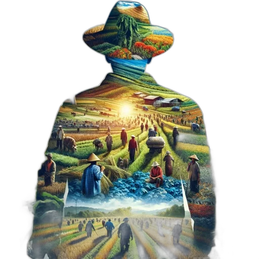 jacket, dress, hat, bottle transparent PNG cut-out