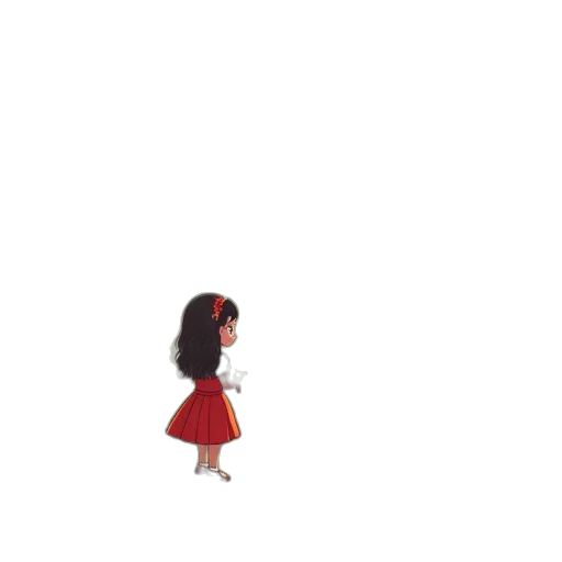 dress, hair, creature, robot transparent PNG cut-out