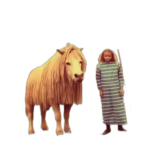 animal, dress, creature, hair transparent PNG cut-out