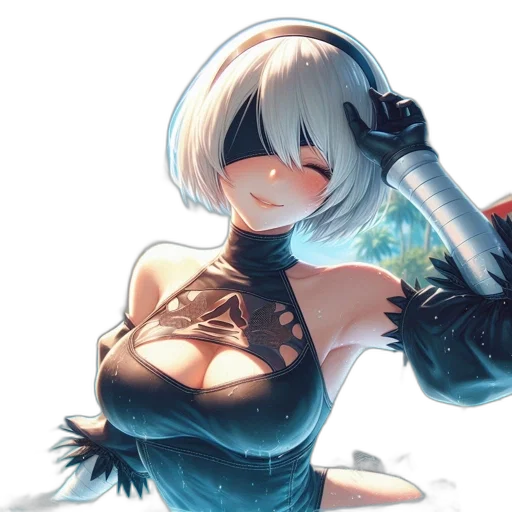 weapon, robot, dress, sword transparent PNG cut-out