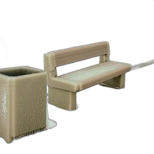 furniture, 3d render, earth tones, beige transparent PNG cut-out