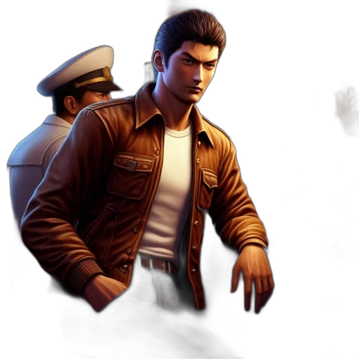 jacket, weapon, concept art, comic book art transparent PNG cut-out