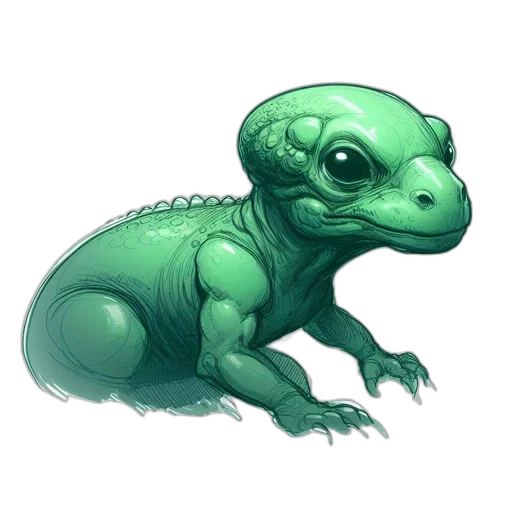 creature, dragon, animal, face transparent PNG cut-out