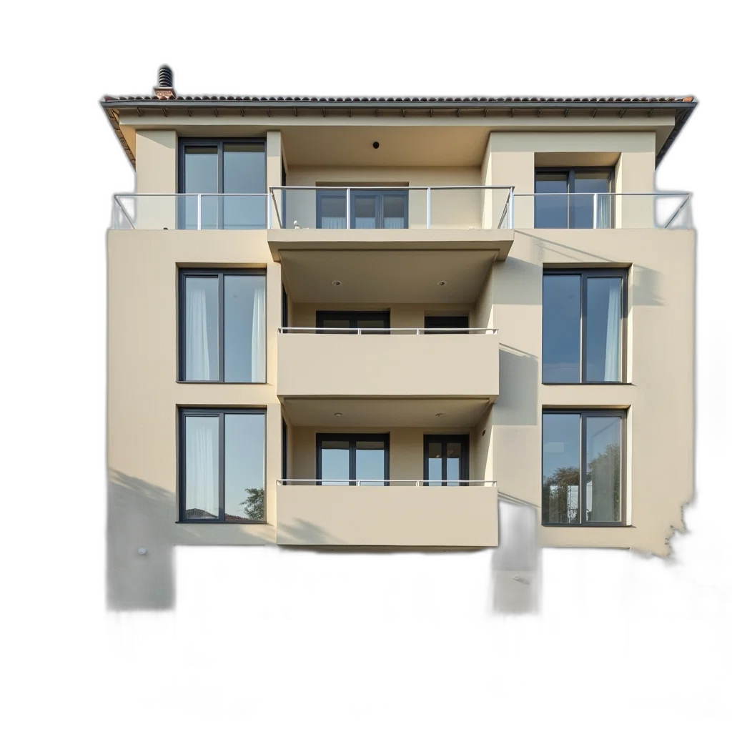 building, 3d render, photorealistic, concept art transparent PNG cut-out