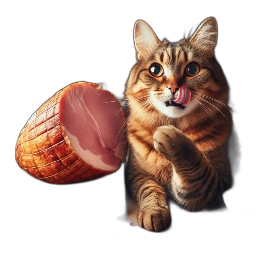 animal, food, creature, photorealistic transparent PNG cut-out