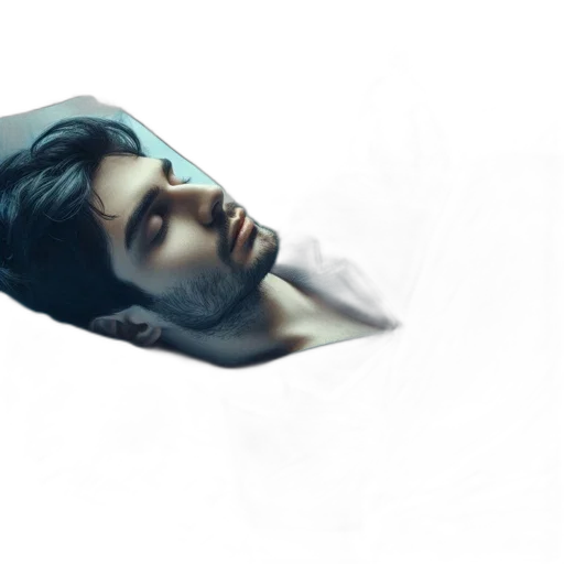 face, mask, hair, creature transparent PNG cut-out