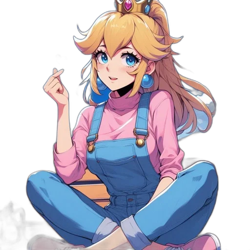 staff, dress, weapon, crown transparent PNG cut-out