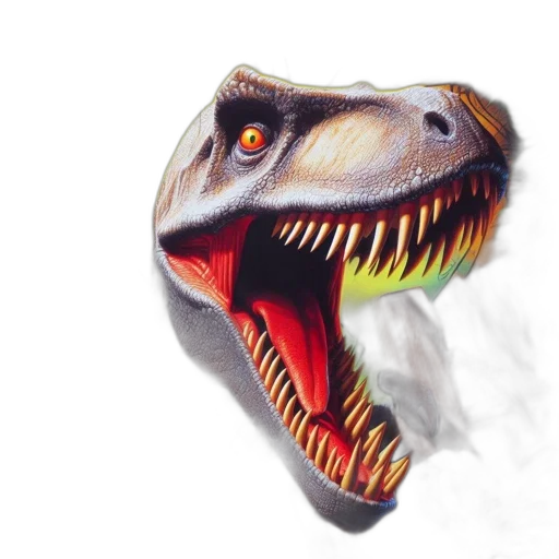 animal, creature, dragon, face transparent PNG cut-out