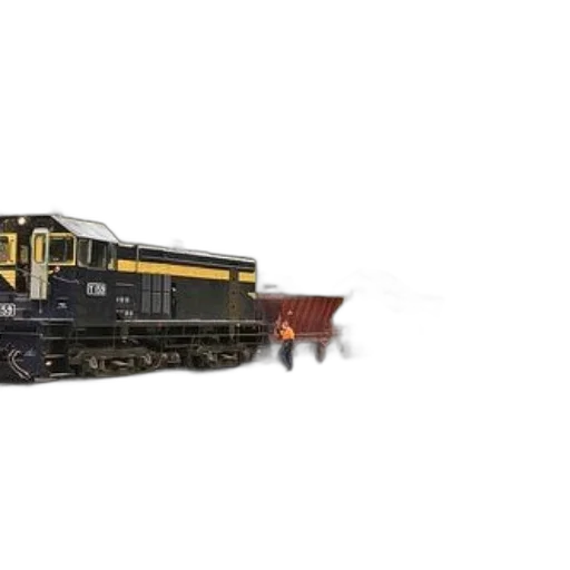 3d render, photorealistic, concept art, train transparent PNG cut-out