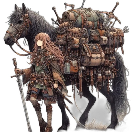 animal, weapon, dragon, staff transparent PNG cut-out
